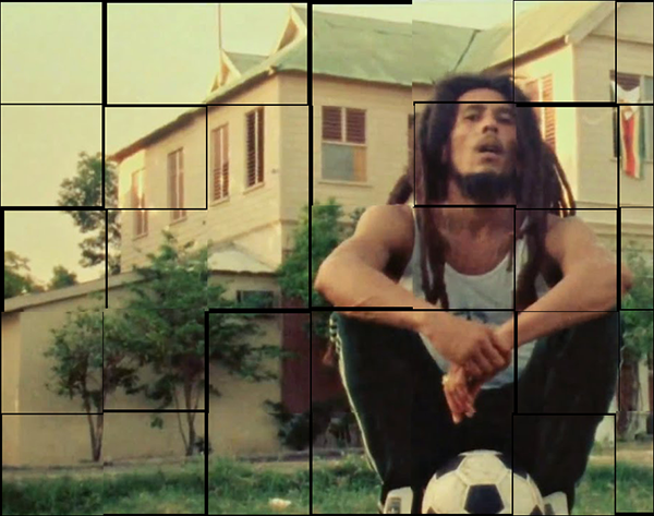 A Football Player Bob Marley